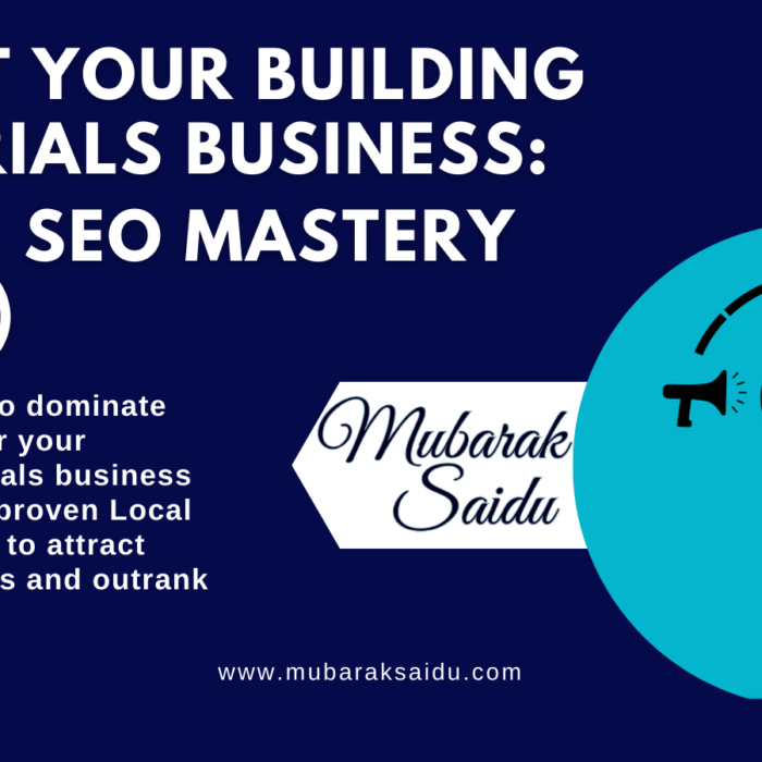 Local SEO Mastery: Boost Your Building Materials Business (2024)