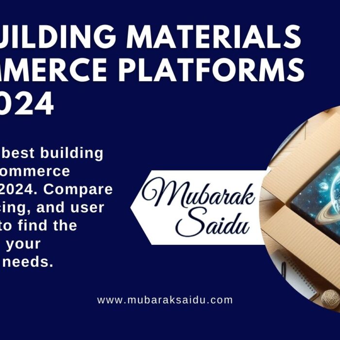 Building Materials E-Commerce Platforms For 2024