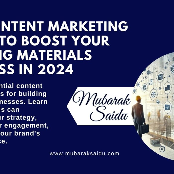 content marketing tools for building materials